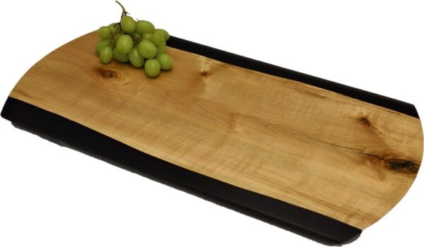 Cherry + Black Epoxy Charcuterie Board